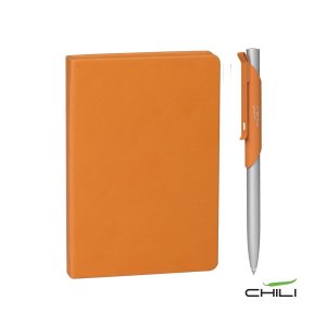 Подарочный набор Корсика, покрытие soft touch, цвет «оранжевый»